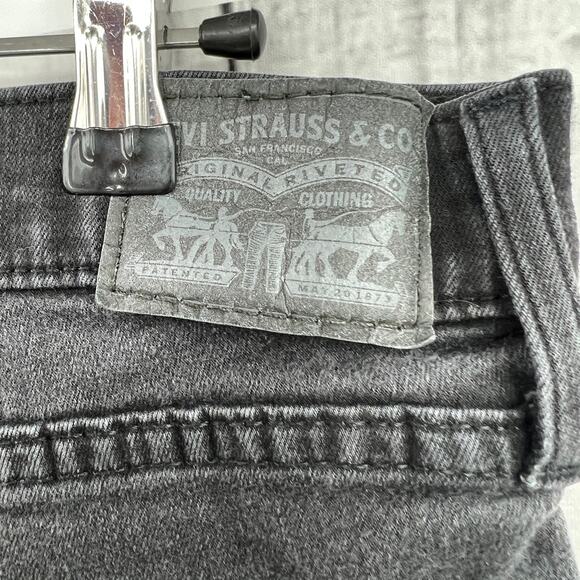 Levi's 31x30 Black 311 Shaping Skinny Jeans Stonewash High Rise - Picture 7 of 13